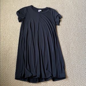 Dark grey T-shirt dress